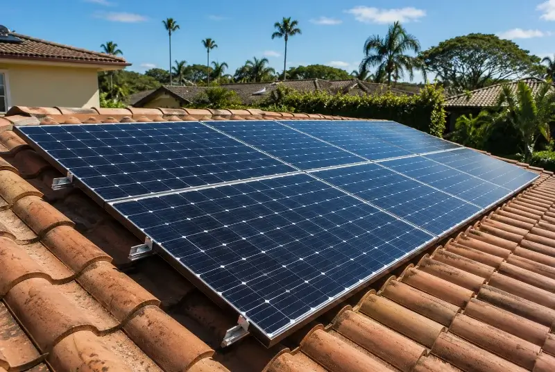 Installation de panneaux solaires à Issus